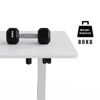 Bureau assis-debout ergonomique à double moteur, hauteur réglable, moderne, en métal, pour le bureau