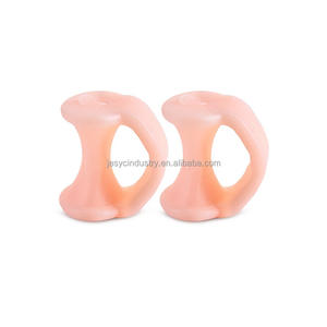 Protecteur d'Hallux Valgus en Gel de Silicone Soulagement des Ongles en Bunion Attelles pour les Orteils Soins des Pieds <span class=keywords><strong>Correcteur</strong></span> d'Hallux Valgus Séparateur d'Orteils Anneau d'Espacement pour les Orteils - Product Image 2