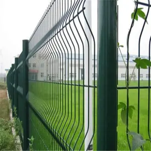 Заводское предложение, простая установка, защита сада по периметру, 3d изогнутая железная сетка, ограждение персиковой формы
