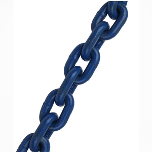 Cadena de elevación soldada de zinc de alta resistencia G100, 6mm 8mm 10mm, cadena de elevación de acero de alta resistencia G80 G80 negra - Product Image 1