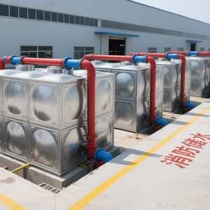 Tanque de almacenamiento de agua de acero inoxidable Tanque de agua de acero Canavalized 10000 <span class=keywords><strong>litros</strong></span> para precipitación - Product Image 2