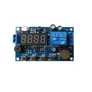 Módulo de relé de temporizador en tiempo Real, XY-BJ, interruptor de DC5-60V, placa de Control, reloj, sincronización, modo múltiple