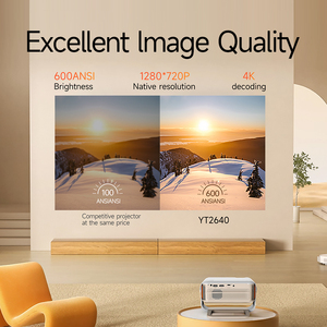 Projecteur portable HD USB-C batterie externe compatible avec écran 200 "haut-parleur intégré projecteur de cinéma maison - Product Image 6