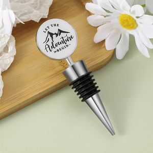 <b>Wine</b> <b>Stopper</b> Metal Sealing Bottle Plug Personalized Gift For Wedding Party - Product Image 3