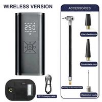 Gonfleur de pneus sans fil, pompe à air électrique 150 PSI, manomètre numérique, gonfleur de pneus pour voiture, moto, vélo, batterie 4500 mAh
