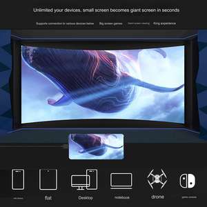 ENMESI Gafas inteligentes 3D Pantalla gigante de 500 pulgadas Pantalla montada en la cabeza Juego <span class=keywords><strong>Realidad</strong></span> <span class=keywords><strong>Virtual</strong></span> - Product Image 4