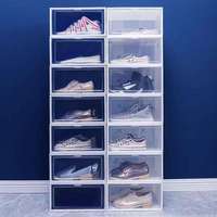 Boîte à chaussures Stockage en plastique Transparent épaissi Étanche à l'humidité et à la poussière Simplicité Boîtes de rangement