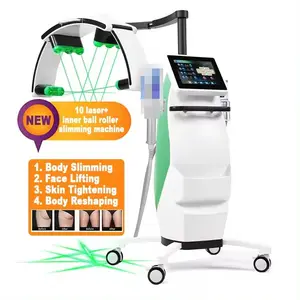 New Popular 10d 360 Rotation Whole Body Weight Loss Green Laser 532nm System Lipolaser Machine 2 In 1 Green Light 10d Laser