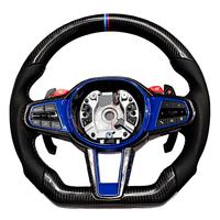 Volant de direction en fibre de carbone pour BMW série G M3 G80 M4 G82 M5 F90 M8 X3m X4m X5m X6m G3x G1x F10 F30 F31personnalisation Sport M6