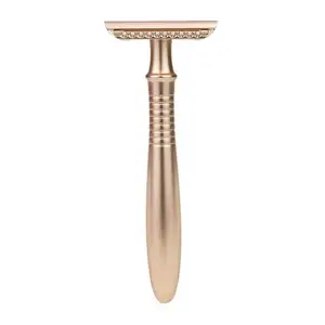 Cheaper Men Shaving Or Women Skincare Manufacture High Quality Stainless Supplier Rose Gold Steel Razor