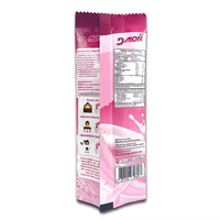 Sac en plastique scellé à l'arrière imprimé personnalisé à surface mate emballage de barre d'énergie sac de Sachet de sucette d'emballage de chocolat