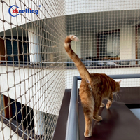 Fil anti-morsure Protection de balcon anti-intempéries Clôture de sécurité Filet pour chat animal