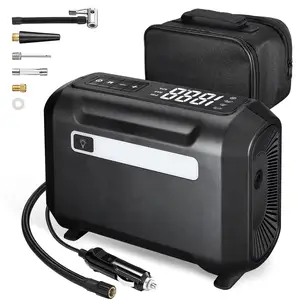 Draagbare 12V Dc Digitale 120W Auto Band Inflator Luchtcompressor Pomp Auto Motorfiets Fiets Inflat