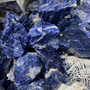 <span class=keywords><strong>Pietre</strong></span> Grezze Naturali per Cristalloterapia, Sodalite Blu Scuro Grezza, Prezzo all'Ingrosso - Product Image 3