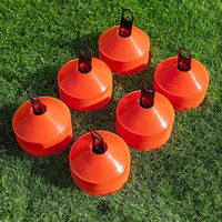 Kit d'entraînement d'agilité pour le football : 12 cônes, 4 obstacles et parachute de course pour l'entraînement de la vitesse et des kits d'entraînement de la rapidité