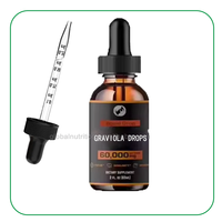Ausreson OEM Gotas de Extracto de Hoja de Guanábana, Suplemento Herbal para la Inmunidad y el Hígado, Gotas Líquidas de Guanábana