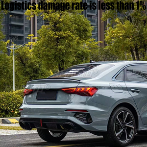 สปอยเลอร์หลัง ABS พลาสติก ทาสีรองพื้น 1 ชิ้น สำหรับ Audi New A3 ปี 2020 2021 2022 - Product Image 2