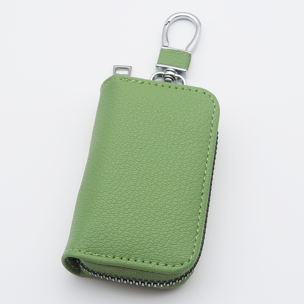 PK Brand Sheep Pattern PU Leather Car Key Bag - Universal Large Capacity Waist Hanging Keychain