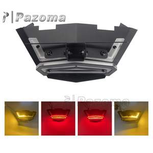 ชุดติดตั้งไฟท้าย LED พร้อมที่ยึดป้ายทะเบียน ไฟเบรก ไฟเลี้ยว สำหรับ <span class=keywords><strong>Benelli</strong></span> Leoncino <span class=keywords><strong>500</strong></span> BJ500 - Product Image 2