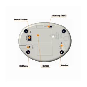 Telefono <span class=keywords><strong>Vintage</strong></span> per Registrazione Audio, Libro degli Ospiti per Matrimonio, Telefono Rotativo Ovale per Messaggi di Nozze - Product Image 6