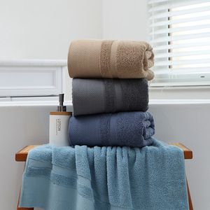 Serviettes de bain en coton tissé - Écologiques et à séchage rapide, serviettes de piscine douces et compressibles pour la maison/l'hôtel/le spa, couleur et logo personnalisables - Product Image 2