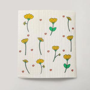 Chiffons de nettoyage de vaisselle réutilisables en cellulose de coton et pulpe de bois écologiques Bonvada Kitchen 17,5x19,5cm Haute absorption Protection UV - Product Image 6