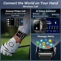 P131 2026 Nouvelle Montre Connectée IOS Watch Ultra2 Boîtier en Alliage Quartz 1000mAh Écran Tactile AMOLED 1,85'' Appel Bluetooth Unisexe Tendance
