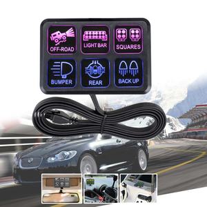 Dc 12V 24V étanche Led tactile bateau écran commutateurs panneau 6 Gang interrupteur panneau Onoff Led voiture lumière interrupteur - Product Image 3