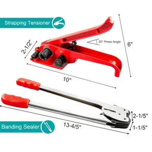 Handle Sealer Machine 5/8 Manual Strapping Tool Poly Pet/pp Strapping Sealer Sealing Tool