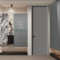 Porte composite insonorisée en cristal de carbone, peinture sans dégarnissage, structure stable pour chambre et salon