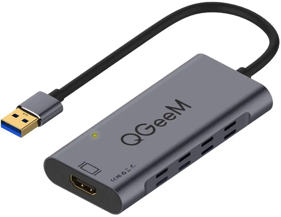USB 3.0 HDMI DVI <span class=keywords><strong>어댑터</strong></span> 2048x1152P 비디오 그래픽 컨버터 호환 노트북 맥 OS & Chrom