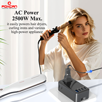 FOXCAN Chargeur mural universel multi-ports 7-en-1 ultra-fin PD 3.0 25W à charge rapide 3 USB-C + 1 USB-A ignifuge pour écouteurs