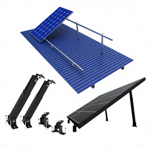 Supports de montage photovoltaïque en aluminium pour panneaux solaires sur <span class=keywords><strong>toit</strong></span> <span class=keywords><strong>plat</strong></span>, inclinables avant/arrière, résistants à 130 mph - Product Image 4
