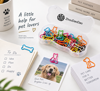 Ensemble de clips en forme d'os pour chien et chat avec boîte personnalisée pour les distributeurs promotionnels