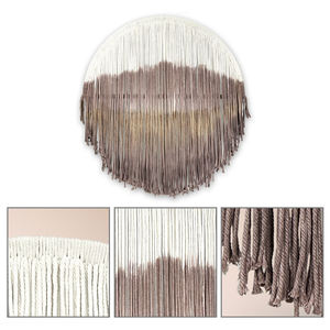 <span class=keywords><strong>Tapiz</strong></span> colgante de arte de pared de macramé redondo <span class=keywords><strong>circular</strong></span> grande con tinte degradado personalizado de decoración Bohemia - Product Image 6