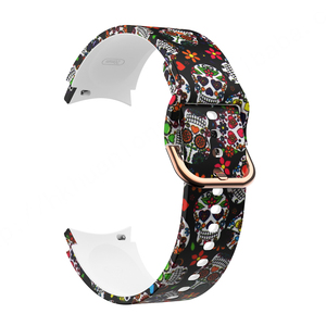 Correa de reloj estilo cabeza sobresaliente de lujo para reloj 4 40mm/44mm banda de silicona - Product Image 3