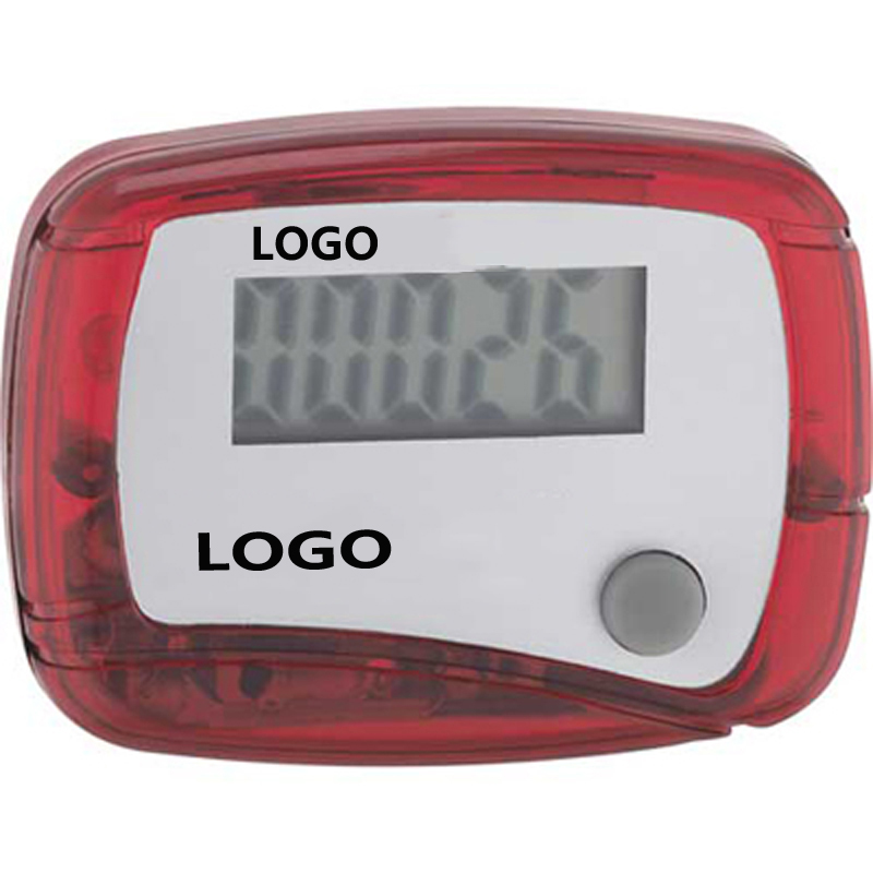 Рекламный портативный цифровой счетчик шагов с ЖК-дисплеем, клипсы для бега, шагометры, принимают Пользовательский логотип