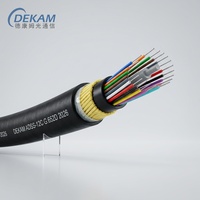 Mejor Precio, Cable de Fibra Óptica Compuesto Aéreo ADSS de 12 Núcleos G652D, Cable de Alta Tensión para Sistema de Enlace de Subestaciones Eléctricas, CE/ROHS