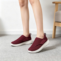 Chaussures Diabétiques Légères et Respirantes en Gros d'Usine, Forme Spécifique du Pied, Ajustables, Pratiques et Résistantes à l'Usure