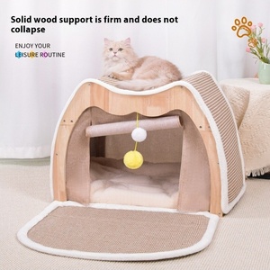 Griffoir extra large pour chat Lit pour chat Une pièce Moyen petit chat Griffoir durable - Product Image 2