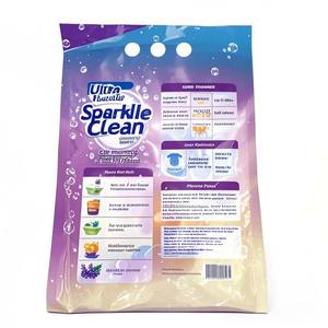 Custom Printed Plasti 1kg 2kg 5kg Washing Powder Detergent Packaging <b>Bag</b> 3-side sealed <b>Bag</b> - Product Image 3