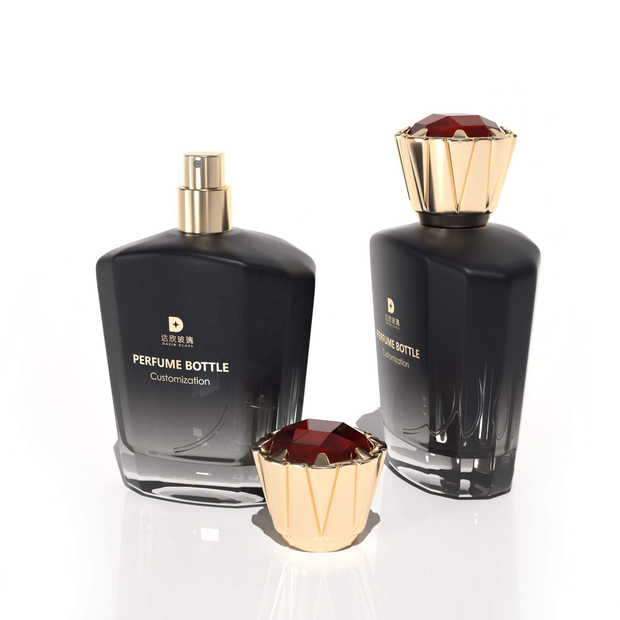 Custom Own Brand Perfums Fine Mist Atomizer Fragrance Bottle