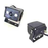 Kit de caméra avant sans fil pour Mini chariot élévateur 12V 24V avec 2 canaux 7 pouces IPS voiture double moniteur pare-soleil et système de caméra latérale de recul