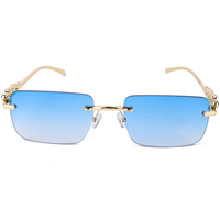 Lunettes de soleil de mode transfrontalières Nouvelles lunettes de soleil de protection solaire de qualité supérieure Protection UV Lunettes de soleil pour femmes personnalisées WholesaleBO 96409