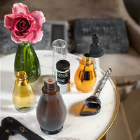 Ensembles de flacons et pots en verre de luxe personnalisés pour cosmétiques, 10ml, 20ml, 30ml, flacons compte-gouttes à pression, verre sérigraphié pour produits capillaires essentiels