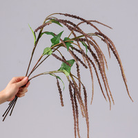 Guirlande artificielle en soie Amarante, verdure tombante, plumes tombantes pour décoration florale de plafond de mariage, fête, maison, intérieur/extérieur