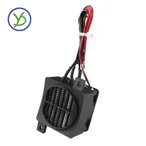 120W 12V DC Constant Temperature Ceramic Electric Heater PTC Fan Air Heater Small Space Heating