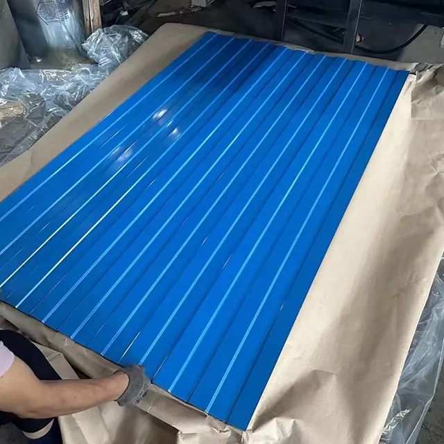 cheap price aluminium corrugated roofing sheet color coated corrugated roofing sheet for building