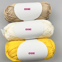 6ply Thread Hand Knit 100% Combed Macrame Yarn 3mm Cotton Soft Breathable for Fashion Beach Cloth Sets 100% Cotton Yarn Combed