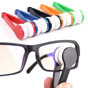 מכירה לוהטת 2pcs משקפיים ידית מברשת משקפי שמש מנקה בית שימוש משקפיים נקי Brusher ניקוי מברשת